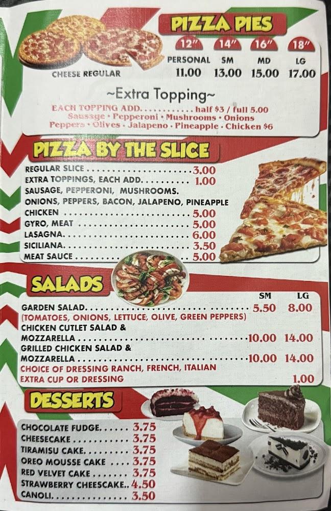 Laconia Pizzeria Cheese Pizza Slice